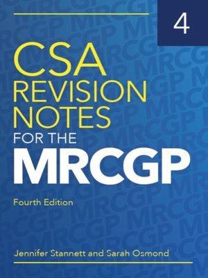 cover image of CSA Revision Notes for the MRCGP